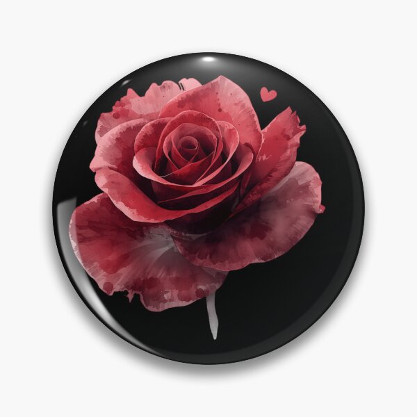 Item preview, Red rose watercolor designed and sold by uunaa.