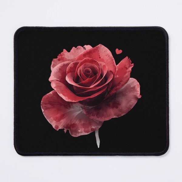 Item preview, Red rose watercolor designed and sold by uunaa.