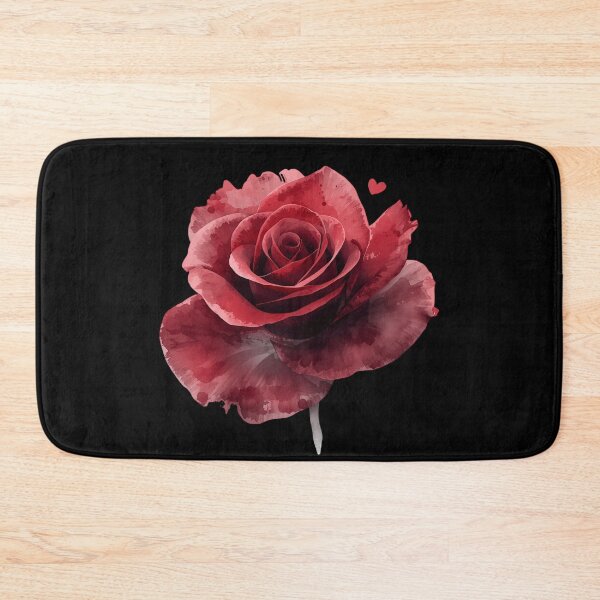 Item preview, Red rose watercolor designed and sold by uunaa.