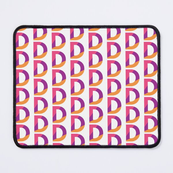 Item preview, Retro Color Block Letter D – Geometric Initial Monogram Design designed and sold by Fontaine Color Co..