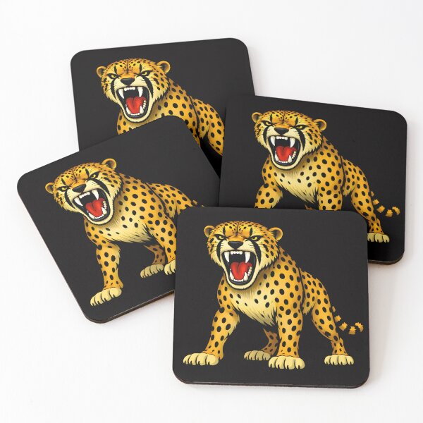 Item preview, Roaring Cheetah – Fierce Big Cat Illustration designed and sold by ROARSOME DESiGNS.