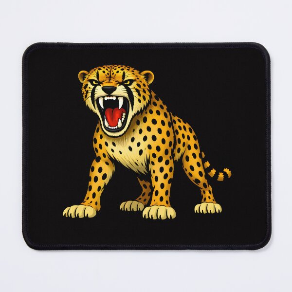 Item preview, Roaring Cheetah – Fierce Big Cat Illustration designed and sold by ROARSOME DESiGNS.