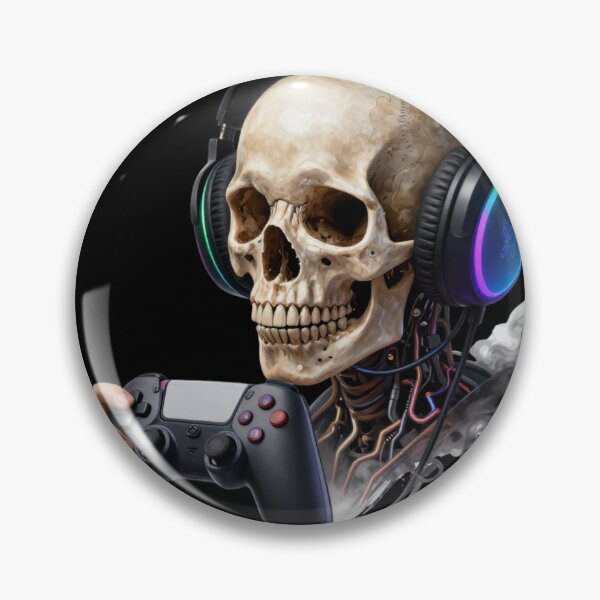 Item preview, Gaming Skull Controller designed and sold by CREATIVO STUDIO.