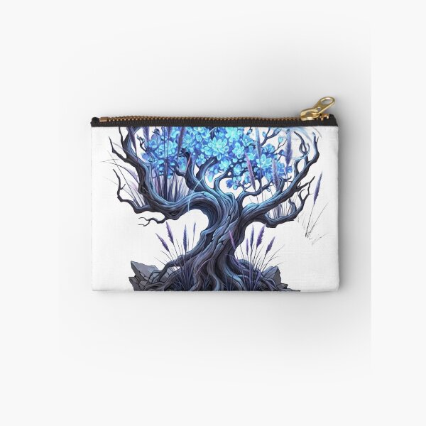 Item preview, Mystical Blue tree of Life Art Sticker classic  designed and sold by PawFusionArt.