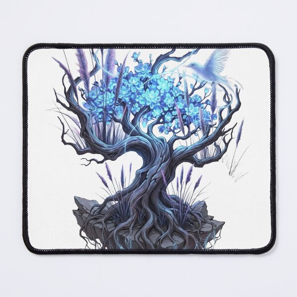 Item preview, Mystical Blue tree of Life Art Sticker classic designed and sold by PawFusionArt.