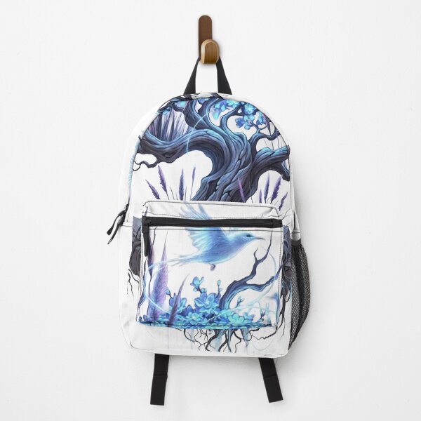 Item preview, Mystical Blue tree of Life Art Sticker classic  designed and sold by PawFusionArt.