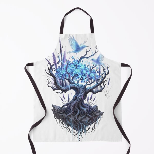 Item preview, Mystical Blue tree of Life Art Sticker classic designed and sold by PawFusionArt.