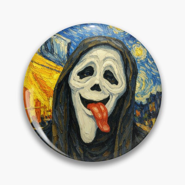 Item preview, Ghostface Van Gogh designed and sold by chilluminati.