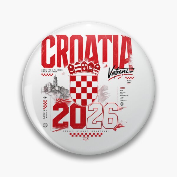Item preview, Croatia 2026 Football World Cup Glory | Vatreni Fan Supporter Shirt designed and sold by rushaib.