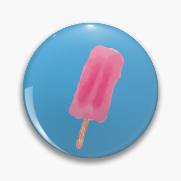 Item preview, Pink Ice Creams Pattern on blue Background designed and sold by studiodrchicken.