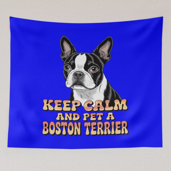 Item preview, Boston Terrier Dog Pet Owner Keep Calm And Pet A Boston Terrier designed and sold by fantasticdesign.