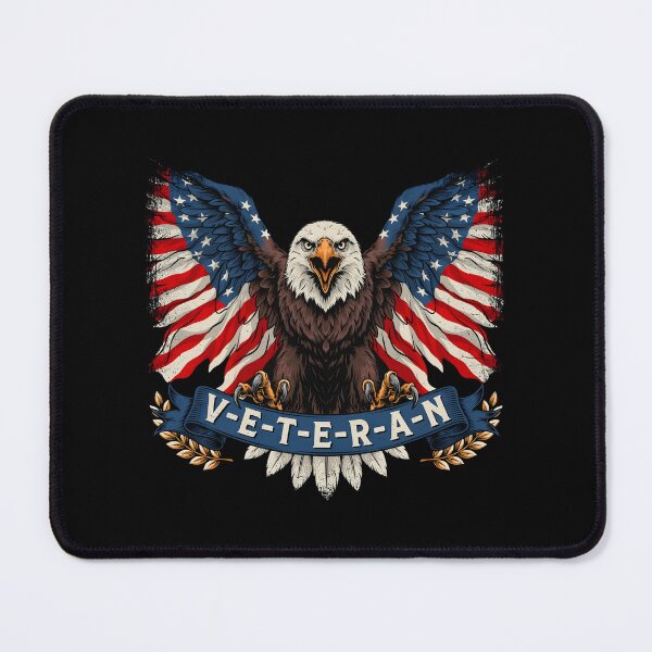 Item preview, Veteran Alphabet American Flag Patriotic Military Veteran designed and sold by Redgiant87x.