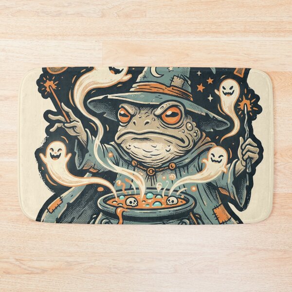 Item preview,  Frog Magician Summoning Tiny Ghosts designed and sold by Dream Capsules.