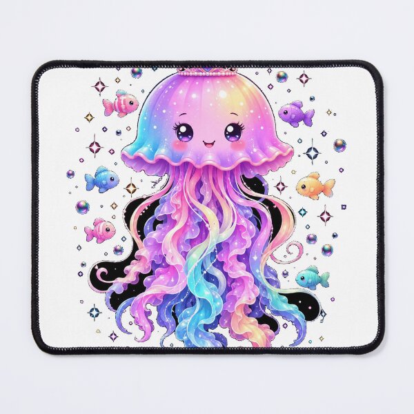 Item preview, Rainbow Jellyfish Princess Kids T-Shirt | Cute Ocean Girl Shirt | Kawaii Sea Tee | Gift for Girls designed and sold by SunnyDesign82.