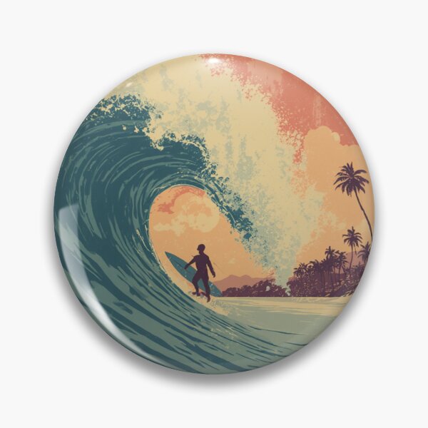 Item preview, Vintage Surf Paradise  designed and sold by CREATIVO STUDIO.