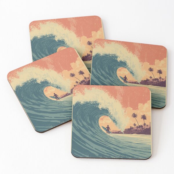 Item preview, Vintage Surf Paradise  designed and sold by CREATIVO STUDIO.