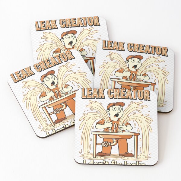 Item preview, Certified Leak Creator - Funny Plumber Gift for Dad | DIY Plumbing Fail T-Shirt   designed and sold by Petringo.