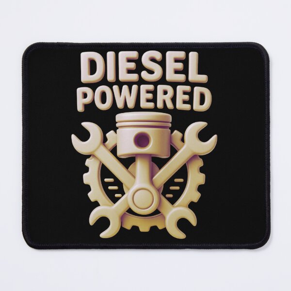 Item preview, Diesel Powered Piston Wrench Vintage Retro Mechanic designed and sold by LabCore.