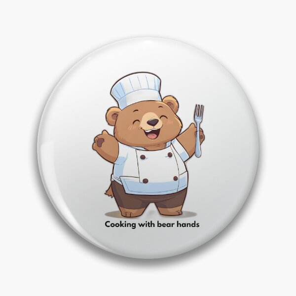 Item preview, Cooking With Bear Hands designed and sold by PawAndWork.