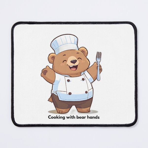 Item preview, Cooking With Bear Hands designed and sold by PawAndWork.