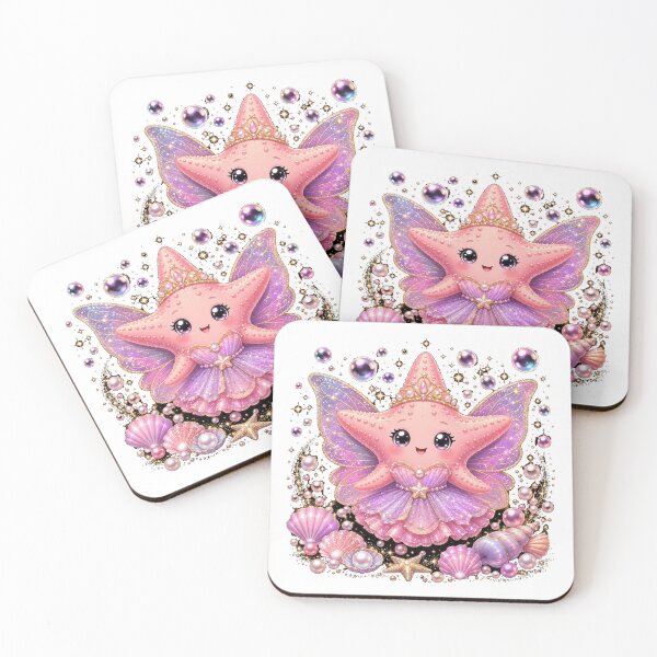 Item preview, Starfish Fairy Kids T-Shirt | Cute Ocean Girl Shirt | Kawaii Sea Tee | Gift for Girls designed and sold by SunnyDesign82.