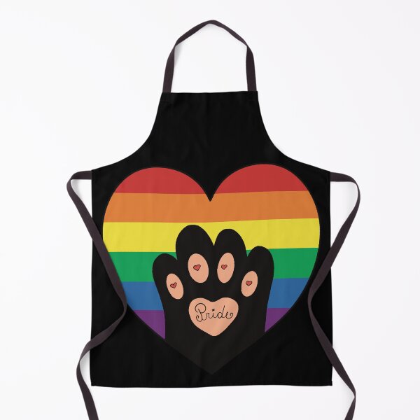 Item preview, Rainbow Pride Heart with Paw Print | LGBTQ+ Pet Lover designed and sold by Becky-Poppins.