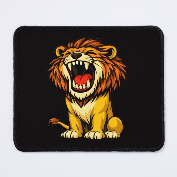 Item preview, Roaring Lion Head – Fierce Big Cat Illustration designed and sold by ROARSOME DESiGNS.