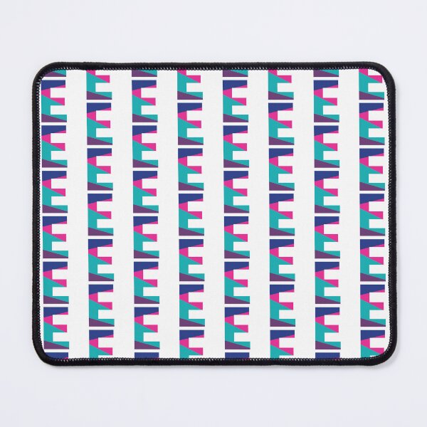 Item preview, Retro Color Block Letter E – Geometric Initial Monogram Design designed and sold by Fontaine Color Co..