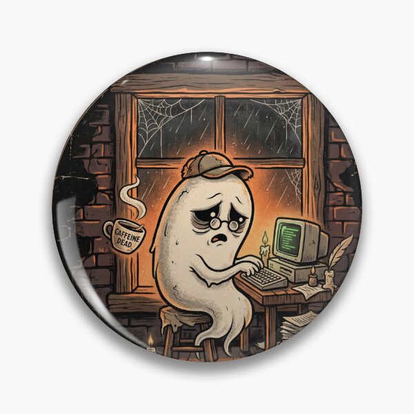 Item preview,  Ghost Working Overtime in a Haunted House designed and sold by Dream Capsules.