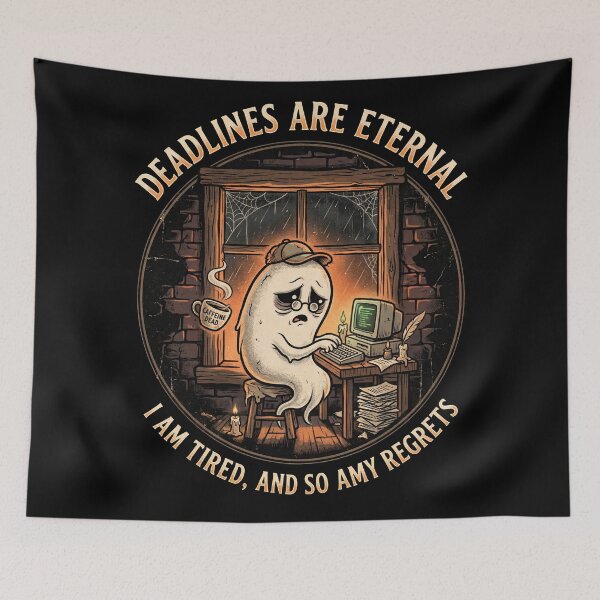 Item preview,  Ghost Working Overtime in a Haunted House designed and sold by Dream Capsules.