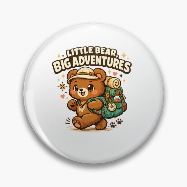 Item preview, Little Bear Big Adventures Cute Explorer Bear Kawaii Adventure Gift designed and sold by BigLove Animals.
