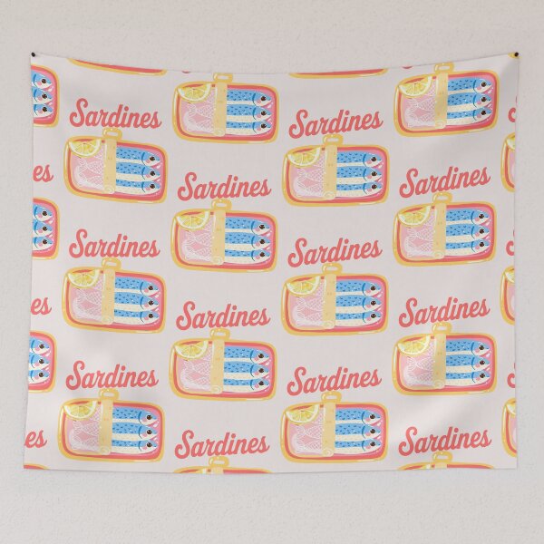 Item preview, Sardines Tinned Fish Retro Pop Art Mediterranean  memories Men Woman designed and sold by erozzz.