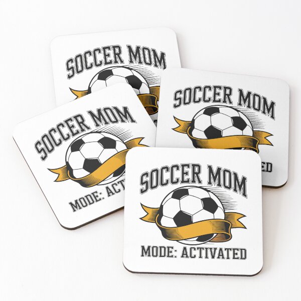 Item preview, Soccer Mom Mode Activated Typography with Ball and Ribbon designed and sold by DariaOltes.