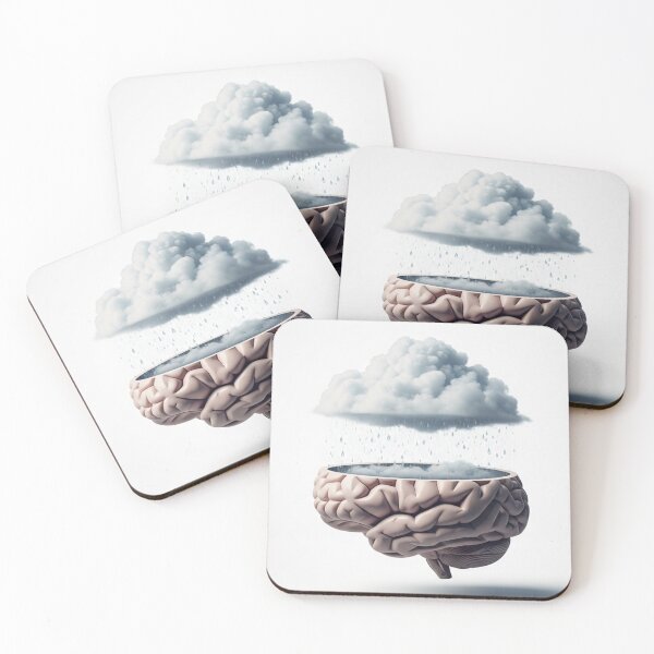 Item preview, The Inner Storm: Surreal Mind Art designed and sold by TheDenimArt.