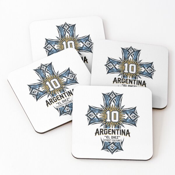 Item preview, Argentina Tribal Cross 10 designed and sold by FootballCrazy10.