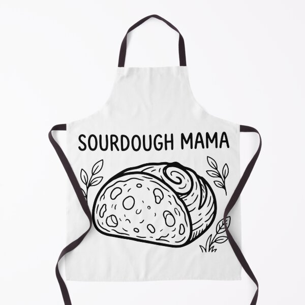 Item preview, Sourdough Mama Cute Cottagecore Baking Quote designed and sold by TobattoVision Commodities.