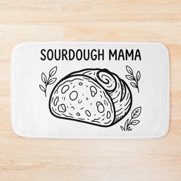 Item preview, Sourdough Mama Cute Cottagecore Baking Quote designed and sold by TobattoVision Commodities.