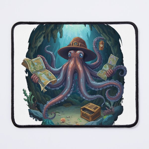 Item preview, Octopus Explorer Kids T-Shirt | Cool Ocean Boy Shirt | Adventure Octopus Tee | Gift for Boys designed and sold by SunnyDesign82.