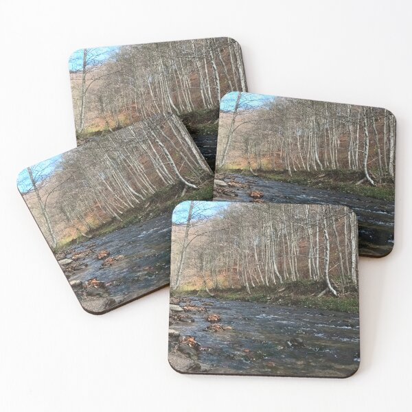 Item preview, Mountain River in Early Autumn – Scenic Nature from Romania designed and sold by MSMPrintDesign.