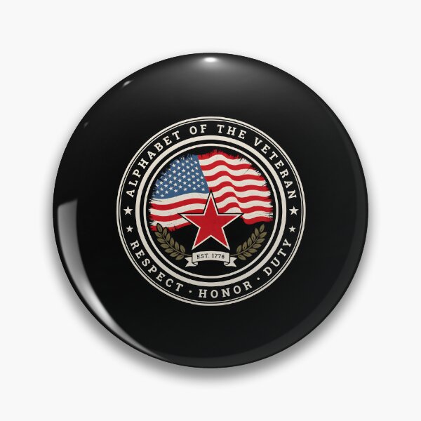 Item preview, Veteran Alphabet Military Pride American Flag Patriotic designed and sold by Redgiant87x.