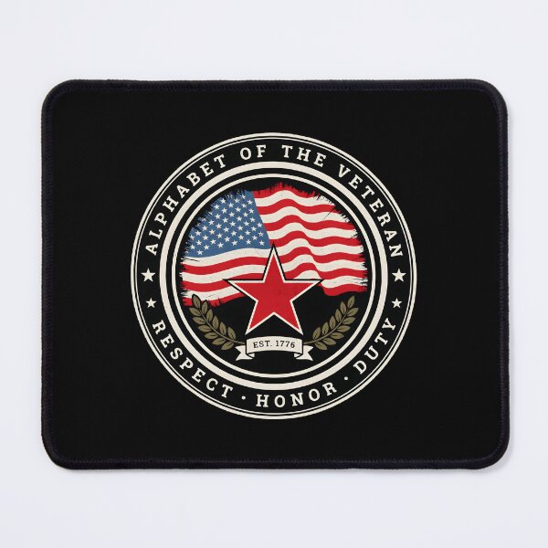 Item preview, Veteran Alphabet Military Pride American Flag Patriotic designed and sold by Redgiant87x.