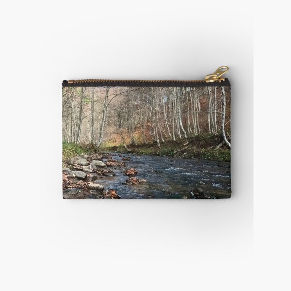 Item preview, Mountain River in Early Autumn – Scenic Nature from Romania designed and sold by MSMPrintDesign.