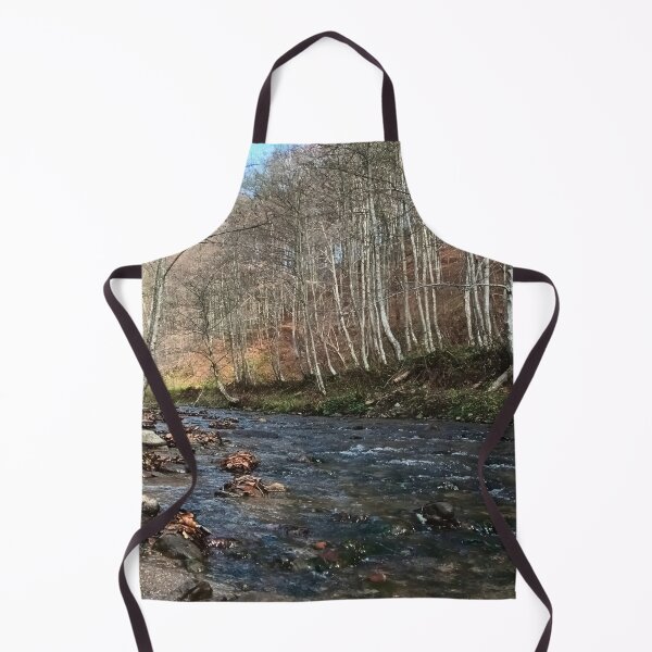 Item preview, Mountain River in Early Autumn – Scenic Nature from Romania designed and sold by MSMPrintDesign.