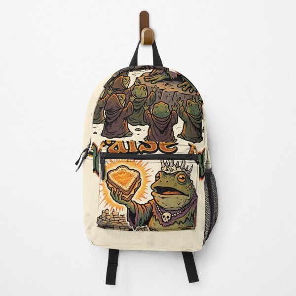 Item preview, Frog Cult Leader Worshipping a Grilled Cheese Sandwich designed and sold by Dream Capsules.