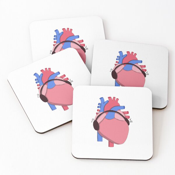 Item preview, Music Lover, Heart with Headphones designed and sold by designintervention.