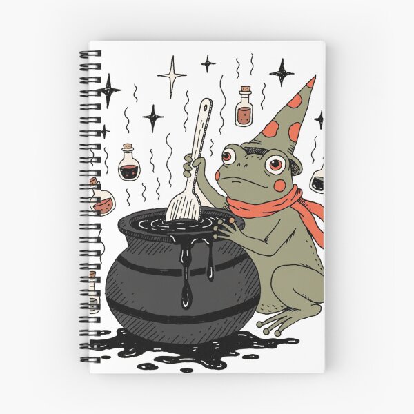 Item preview, Frog Alchemy Society | Medieval Wizard Frog Brewing Potions designed and sold by fallmoree.