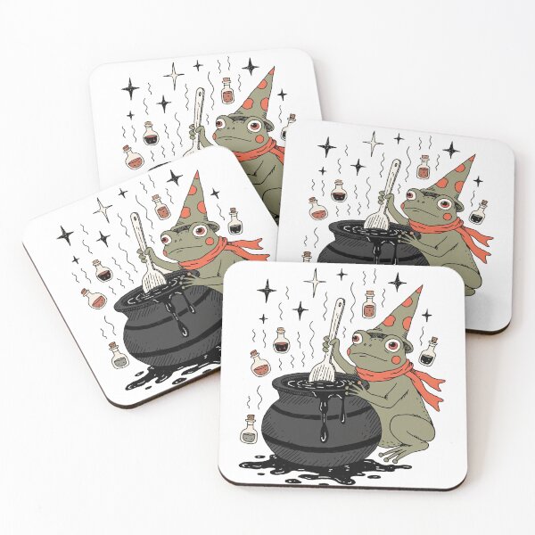Item preview, Frog Alchemy Society | Medieval Wizard Frog Brewing Potions designed and sold by fallmoree.