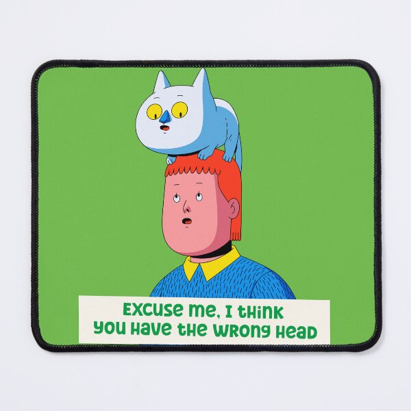 Item preview, Cat Sits on Confused Person's Wrong Head designed and sold by shafranietz.