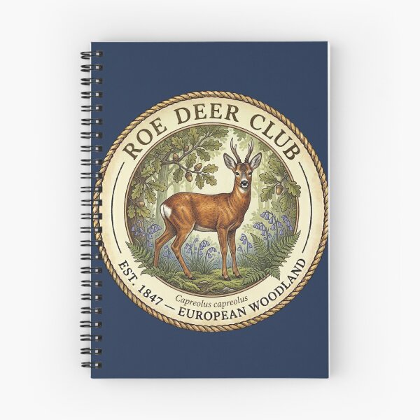 Item preview, Roe Deer Club Vintage Badge European Wildlife Art designed and sold by CalmCapy Co.