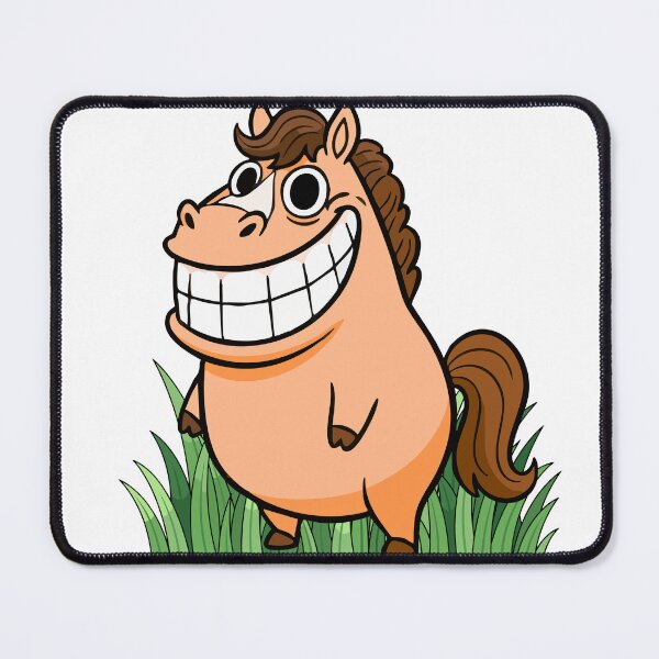 Item preview, Funny Grinning Horse Cartoon Character designed and sold by CrownINDesign.